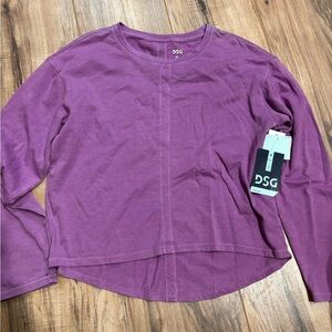DSG Girls Purple Long Sleeve Top
